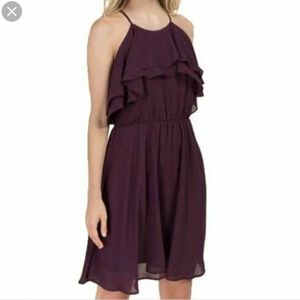 Francesca’s Purple Ruffle Dress
